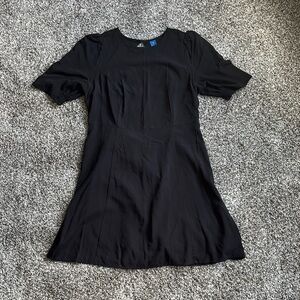 Old Navy Black Puff Sleeve Sheath Mini Dress
